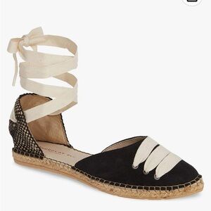 UNITY.IN.DIVERSITY NIRVINE espadrille SANDALS IN BLACK